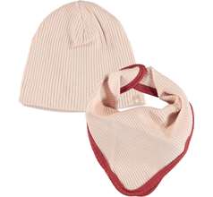 Neci hat and bib set Hagesmække + huer